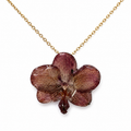 Collier Solène – Orchidée préservée