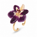 Bague Léa - Orchidée préservée