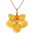 Collier Aube - Orchidée préservée