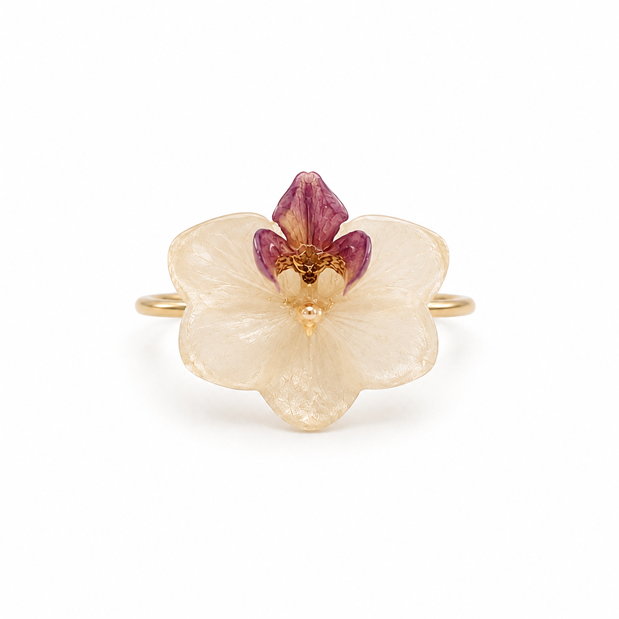 Bague Jasmine – Orchidée préservée